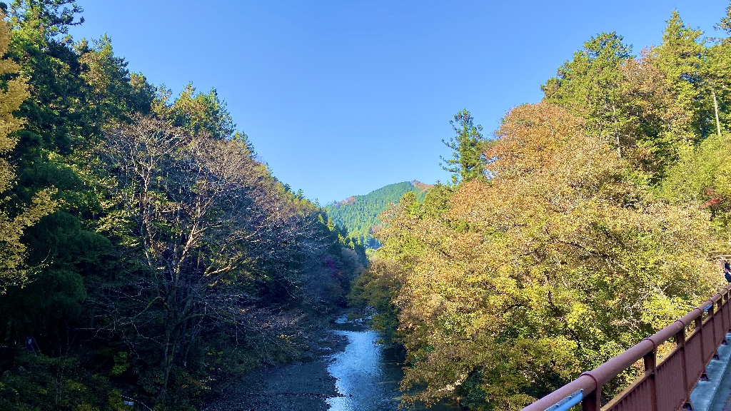 『紅葉を見に秋川渓谷へ』