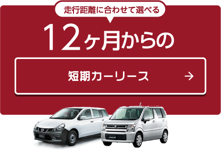 12ヶ月からの短期カーリース
